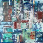 “Peak”, 2021, Tuval üzeri Akrilik, 100x100cm